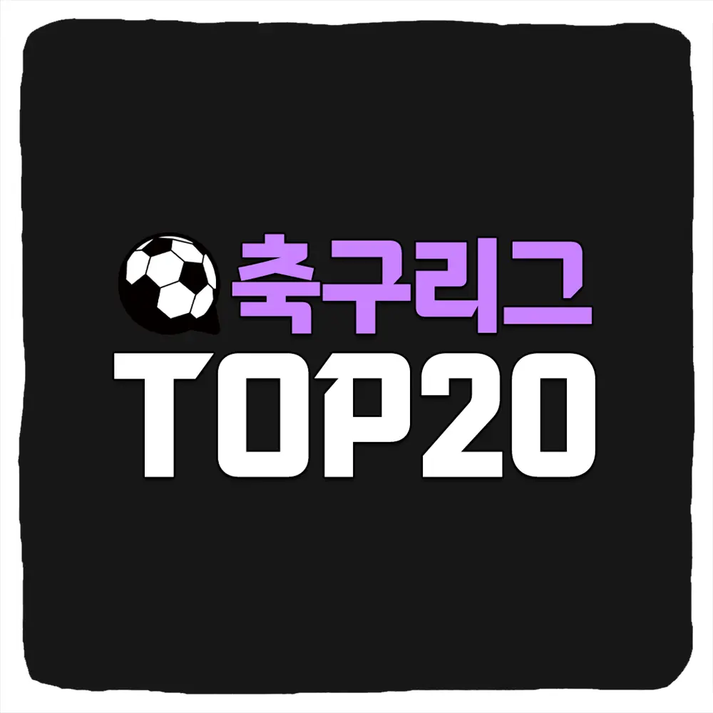 전세계 축구 리그 순위 평균 관중수 TOP20