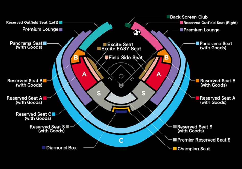 2025 MLB 도쿄시리즈 티켓 가격 좌석 배치도