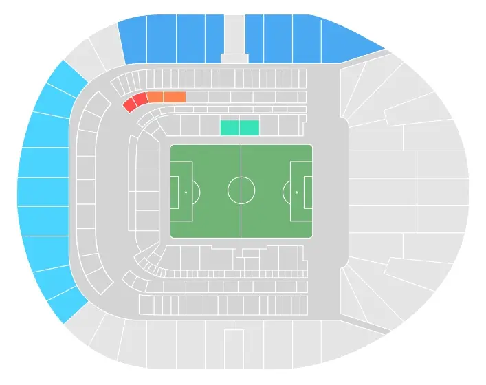 프리미어리그 토트넘 좌석 배치도 및 시야